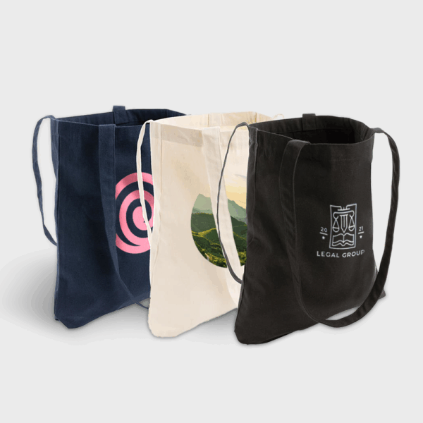 Sacs en coton recyclé premium