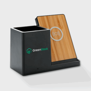 Support de téléphone avec chargeur sans fil.