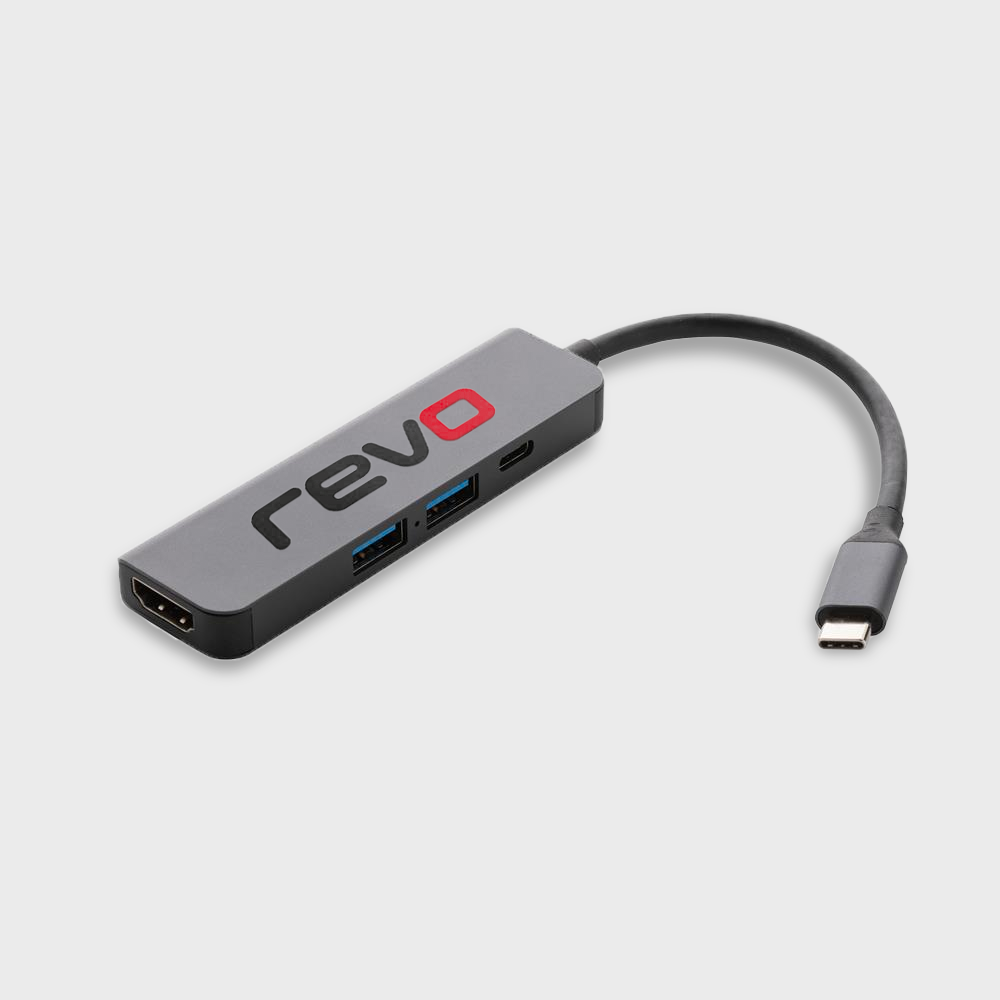 Adaptateur aluminium recyclé avec entrée HDMI