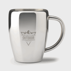 Mug à double paroi en acier inoxydable
