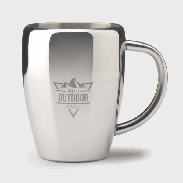 Mug à double paroi en acier inoxydable