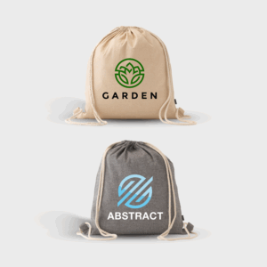 GRS Sac à cordon en coton recyclé 180 g/m²
