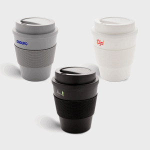 Tasse à café réutilisable avec couvercle vissable