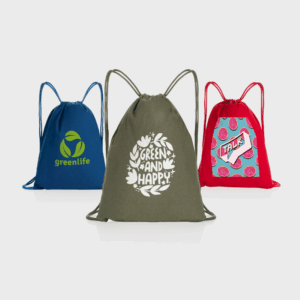 Sacs à cordon en coton recyclé