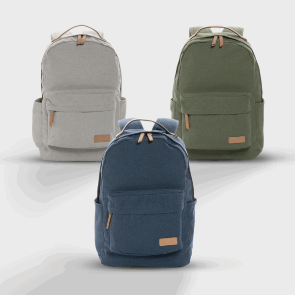 Sac à dos pour ordinateur portable 14 pouces en toile recyclée