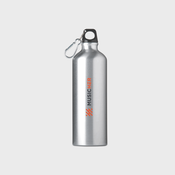Bouteille en aluminium recyclé AluMaxi GRS 750 ml