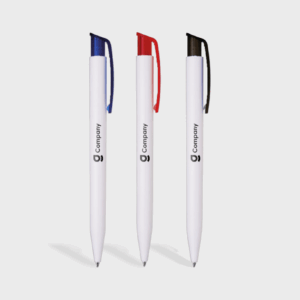 Stylos à bille avec capuchons colorés
