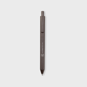 Stylo-bille noir élégant avec logo Kumate LA