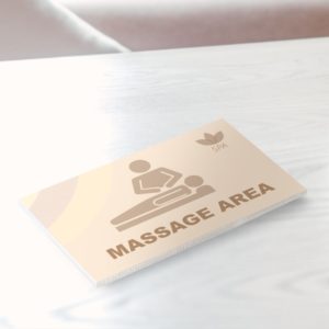 Panneau zone de massage spa moderne