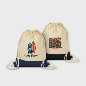 Sac à cordon en coton 125 g/m²