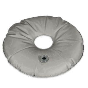Coussin gonflable médical circulaire gris