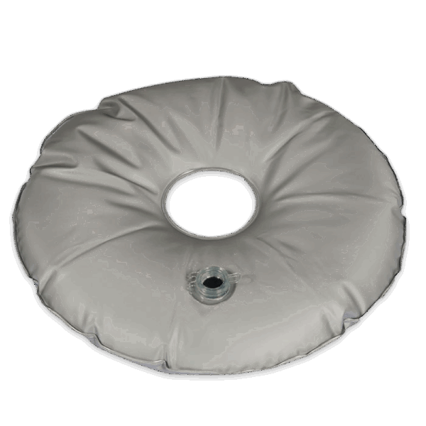 Coussin gonflable médical circulaire gris
