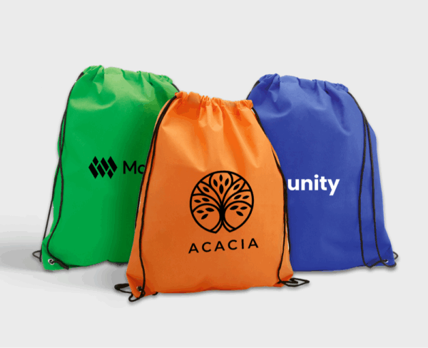 Sacs à cordon non-tissés