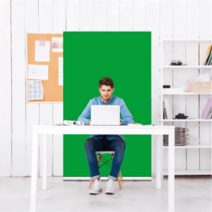Roll-up fond vert
