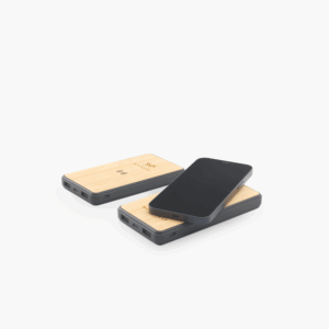 Chargeur sans fil powerbank Boru Bamboo RCS