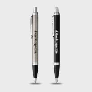 Stylos Blackmantis, métallisé et noir.
