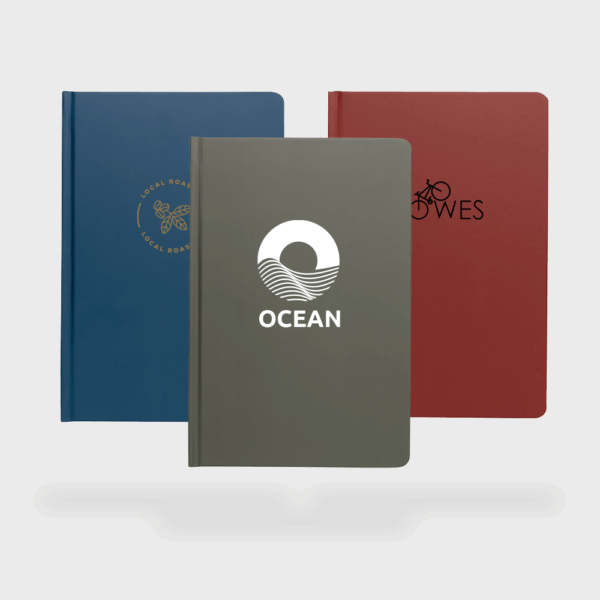 Carnets personnalisés avec logos variés