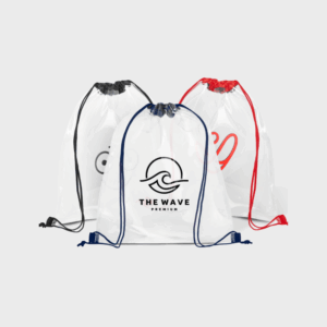 Sac à cordon transparent