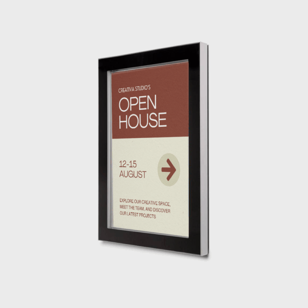 Affiche événement Open House, 12-15 août.