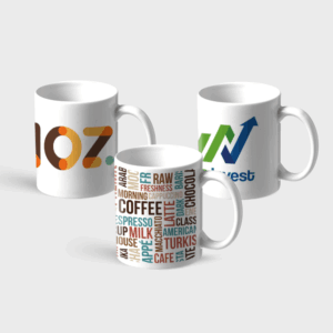 Tasse en céramique quadri 330 ml