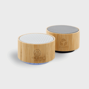Enceinte sans fil 3W RCS en plastique recyclé et bambou