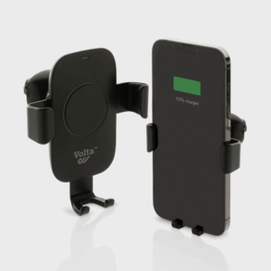 Support téléphone avec chargeur sans fil intégré.