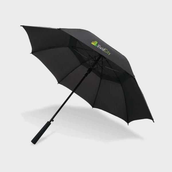 Parapluie noir avec logo VividCity