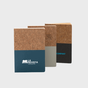 Carnets en liège avec designs variés