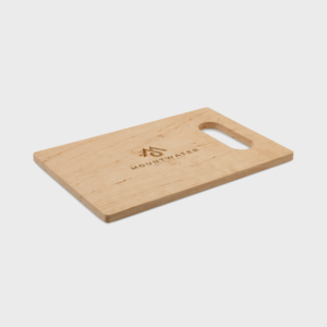 Planche à découper en bois avec poignée