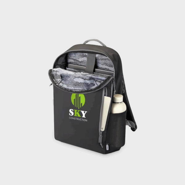 Sac à dos pour ordinateur portable 15 pouces Aqua GRS résistant à l'eau