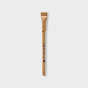 Stylo écologique en papier recyclé.
