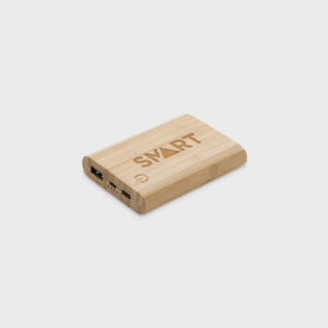 Powerbank en bambou GRS 5.000 mAh