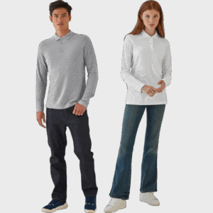 Polo manches longues B&C