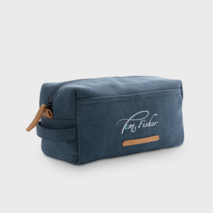 Trousse de toilette en toile