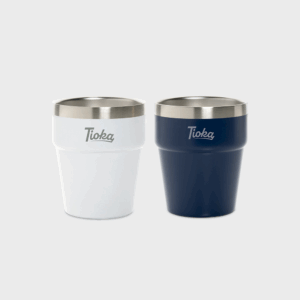 Tasse à café à double paroi en acier RCS Clark