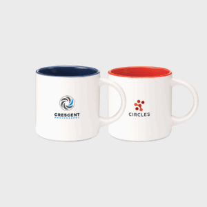 Mug avec un extérieur mat et un intérieur brillant coloré
