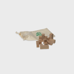 Sac de blocs de bois jeu de construction