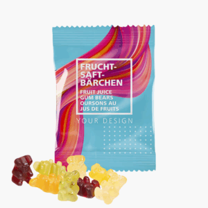 Oursons gélifiés au jus de fruits multicolores