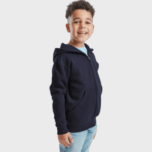Sweat à capuche zippé classique pour enfants Fruit Of The Loom