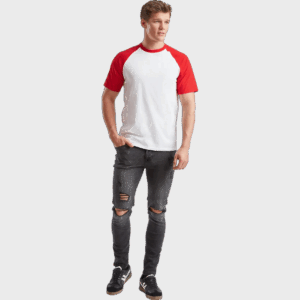T-shirt baseball Fruit of the Loom