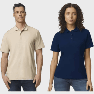 Polo Double Piqué Soft Style Gildan