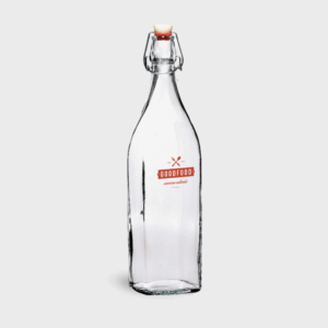 Bouteilles carrées à bouchon mécanique
