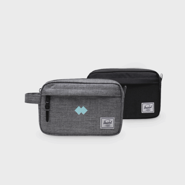 Deux sacs banane gris et noir