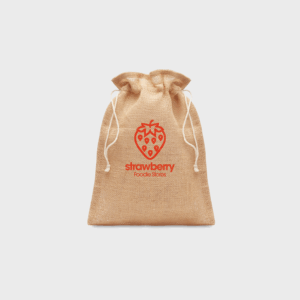 Petit sac cadeau en jute | 14 x 22 cm