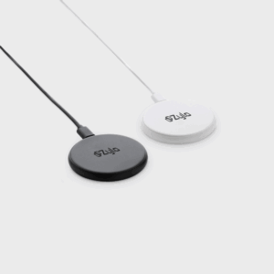 Chargeurs sans fil noir et blanc modernes