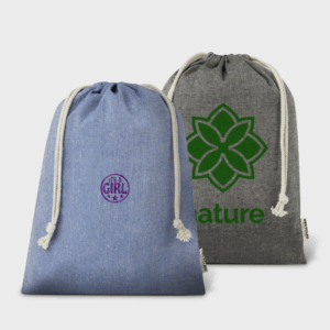Sac cadeau en coton recyclé GRS Pheebs | 30 x 42 cm