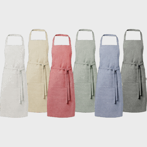 Tablier en coton recyclé