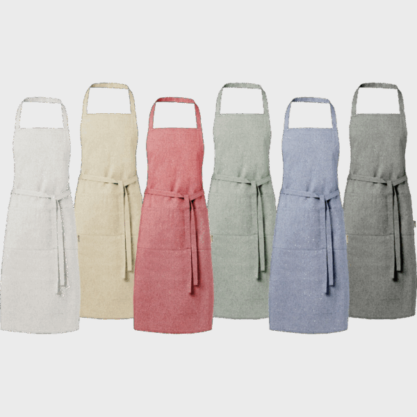 Tablier en coton recyclé