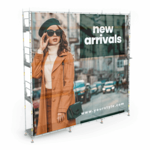Affiche mode automne, nouvelles arrivées.
