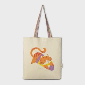 Sac tote en coton recyclé Rainbow